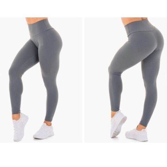 Ryderwear High Waisted Leggings in Charcoal Gray Size Small - Picture 4 of 5